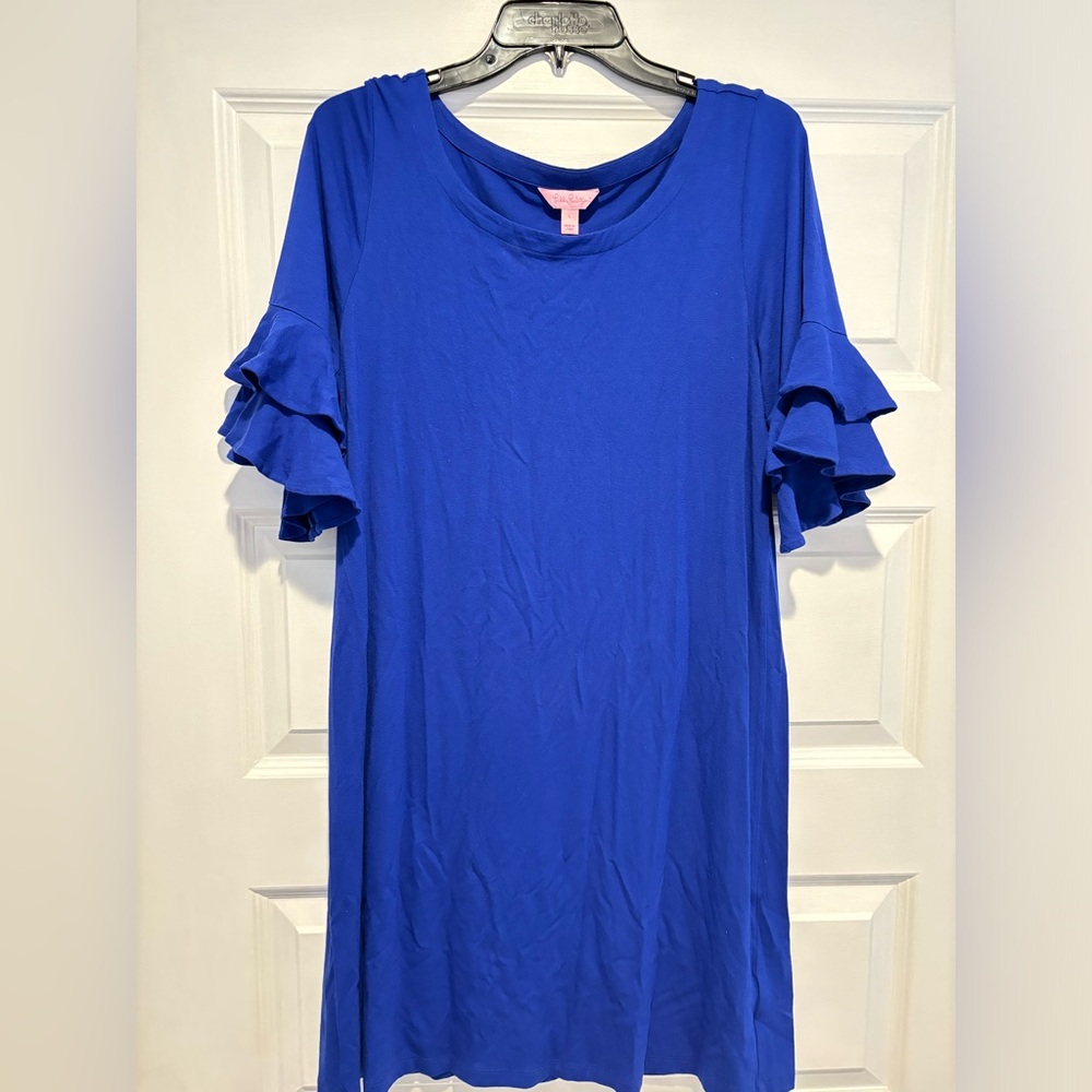 EUC large Lily Pulitzer blue dress